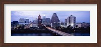 Framed Bridge across a lake, Town Lake, Colorado River, Austin, Texas, USA