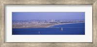 Framed High angle view of a coastline, Coronado, San Diego, San Diego Bay, California