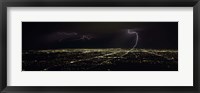 Framed Lightning in the sky over a city, Phoenix, Maricopa County, Arizona, USA