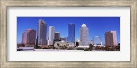 Framed Skyscrapers in a city, Tampa, Florida, USA