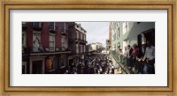 Framed Group of people participating in a parade, Mardi Gras, New Orleans, Louisiana, USA