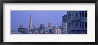 Framed San Francisco Skyline at Dusk