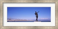 Framed San Francisco Bay, Bay Bridge, San Francisco, California, USA