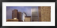 Framed Skyscrapers in a city, Boston, Suffolk County, Massachusetts, USA