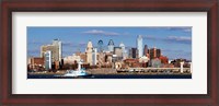 Framed Buildings at the waterfront, Delaware River, Philadelphia, Pennsylvania