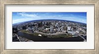 Framed Bird's Eye view of Newark, New Jersey