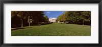 Framed Lawn in front of a building, Bascom Hall, Bascom Hill, University of Wisconsin, Madison, Dane County, Wisconsin, USA