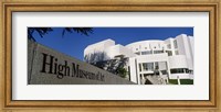 Framed Facade of an art museum, High Museum of Art, Atlanta, Fulton County, Georgia, USA