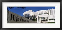 Framed Facade of an art museum, High Museum of Art, Atlanta, Fulton County, Georgia, USA