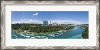 Framed Arch bridge across a river, Rainbow Bridge, Niagara River, Niagara Falls, Ontario, Canada