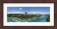 Framed Arch bridge across a river, Rainbow Bridge, Niagara River, Niagara Falls, Ontario, Canada