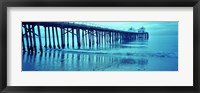 Framed Pier at sunset, Malibu Pier, Malibu, Los Angeles County, California, USA