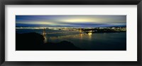 Framed Golden Gate Bridge, San Francisco Bay