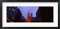 Framed Low angle view of a Christmas tree, San Francisco, California, USA