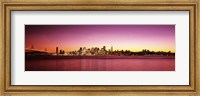 Framed Buildings at the waterfront, Bay Bridge, San Francisco Bay, San Francisco, California