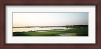 Framed Golf course at the coast, Ocean City Golf & Yacht Club, Ocean City, Worcester County, Maryland, USA