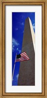 Framed Low angle view of an obelisk, Washington Monument, Washington DC