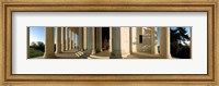 Framed Columns of a memorial, Jefferson Memorial, Washington DC, USA