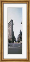 Framed Low angle view of an office building, Flatiron Building, New York City