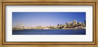Framed Sea with a city in the background, San Francisco, California