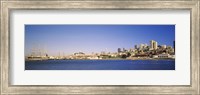 Framed Sea with a city in the background, San Francisco, California