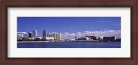 Framed City at the waterfront, Hillsborough Bay, Tampa, Hillsborough County, Florida, USA