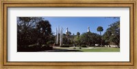 Framed University students in the campus, Plant Park, University Of Tampa, Tampa, Hillsborough County, Florida, USA