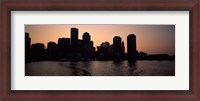 Framed Boston skyline, Massachusetts
