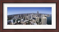 Framed Aerial View of Miami, Florida, 2008