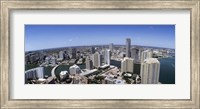 Framed Aerial View of Miami, Florida, 2008