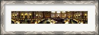 Framed Interiors of the main reading room of a library, Library Of Congress, Washington DC, USA