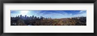Framed 360 degree view of a city, Central Park, Manhattan, New York City, New York State, USA 2009