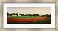 Framed Running track in a park, McCarran Park, Greenpoint, Brooklyn, New York City, New York State, USA