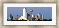 Framed Skyline View of Dallas, Texas