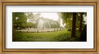 Framed Fountain in a park, Prospect Park, Brooklyn, New York City, New York State, USA