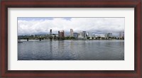 Framed Skyline and Willamette River, Portland, Oregon