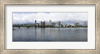 Framed Skyline and Willamette River, Portland, Oregon