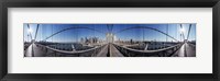 Framed 360 Degree View of the Brooklyn Bridge