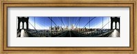 Framed Mirror View of the Brooklyn Bridge