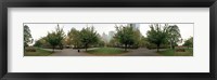 Framed 360 degree view of a public park, Battery Park, Manhattan, New York City, New York State, USA