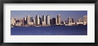Framed San Diego skyline as Seen from the Water