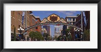 Framed Buildings in a city, Gaslamp Quarter, San Diego, California, USA