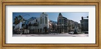 Framed Street Corner at Rodeo Drive, Beverly Hills, California