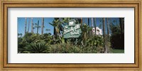 Framed Signboard of a hotel, Beverly Hills Hotel, Beverly Hills, Los Angeles County, California, USA