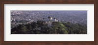 Framed Griffith Park Observatory, Los Angeles, California, 2010