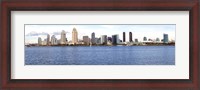 Framed Buildings at the waterfront, view from Coronado Island, San Diego, California, USA 2010