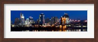 Framed Cincinnati, Ohio at Night