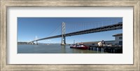 Framed Bay Bridge San Francisco, California