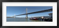 Framed Bay Bridge San Francisco, California