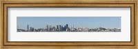Framed CaptionCity at the waterfront, San Francisco Bay, San Francisco, California, USA 2010